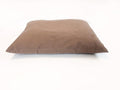 MicroCushion Waterproof Memory Foam Dog Bed with Removable Zippered Canvas Cover, High Density Foam & Poly Fiber Pillow for Small, Medium & Large Dogs (Denim Brown, M, Medium, Med, 36x29)
