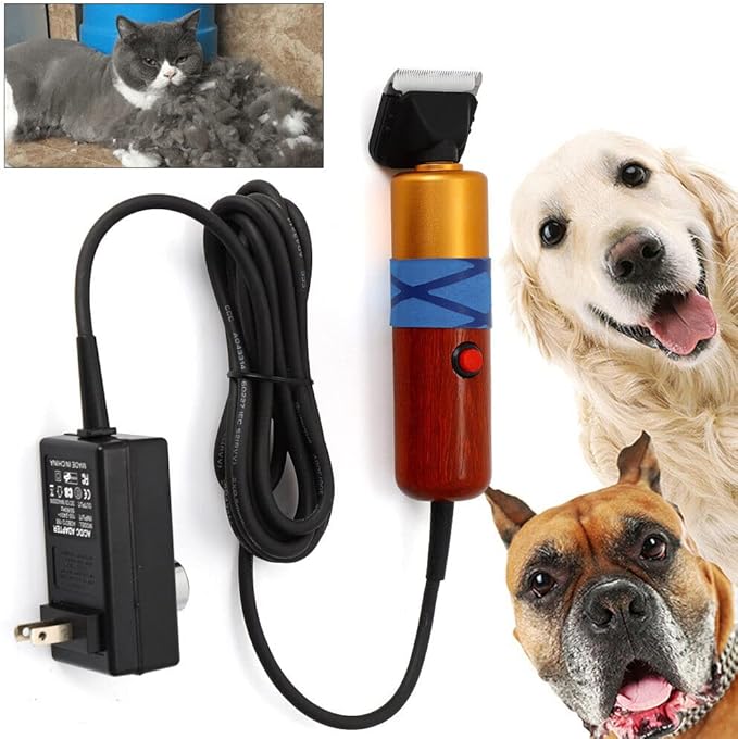 DC12V 200W, Electric Professional Sheep Shears, Animal Grooming Clippers for Sheep Alpacas Goats and More, Farm Livestock Haircut with Grooming Carrying Case
