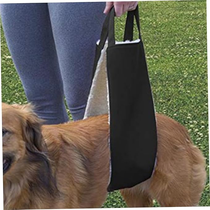 BESPORTBLE Elderly Dog Assistance Sling Lift Support Harness for Disabled and Injured Dogs for Mobility Recovery Black