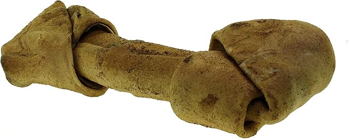 Healthy Beefhide Rawhide Dog Bones - Raw Hide Chews Dog Treats Pastrami Flavored Rawhide Bones (Large Dogs 55 LBS and Over) by RawHideMarket