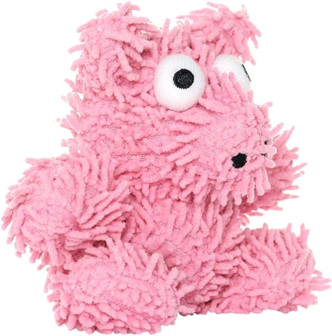 MIGHTY- Microfiber Ball - Farm – Made with Squeaker Balls and Minimal Stuffing. Strong & Tough. Interactive Play. Machine Washable & Floats (Pig, Jr 2 Pack)