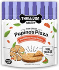 Three Dog Bakery Pupino’s Pizza Cookies for Dogs, Dog Treats with Real Ingredients, 16 oz