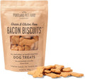 Portland Pet Food Company Bacon Dog Treats Healthy Biscuits for Large Medium & Small Dogs - Grain-Free, Human-Grade, All Natural Dog Cookies, Snacks & Training Treats - Made in The USA - 5 oz