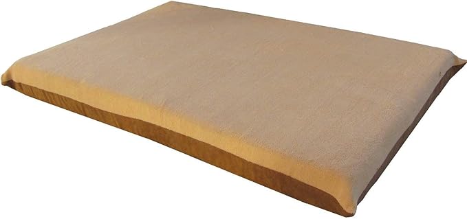 41"X27"X4" Beige Color Orthopedic Waterproof Memory Foam Pet Pad Bed for Medium Large Dog Crate Size 42"X28" with 2 External Covers