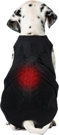 Dog Back Brace for IVDD & Spinal Recovery, Adjustable Breathable Support Vest Dog Lumbar Protector Helps Pain Relief, Pet Surgical Suit for Back Disease Prevention, Black M