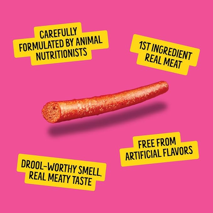 Bonkers Zoomers, Soft & Chewy BBQ Beef Flavored Dog Treats, 5.6 OZ / 159 G (6 Pack), Dog Treats, Treats for Training, for All Breeds and Ages, Food Topper, Resealable Pouch