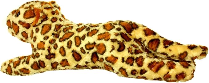 MIGHTY- Massive-Safari-Leopard- Squeaker-Multiple Layers. Made Durable, Strong & Tough. Interactive Play Dog Toy (Tug, Toss & Fetch). Machine Washable & Floats
