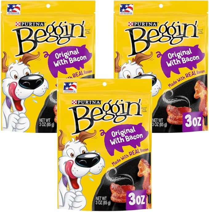 Beggin' Strips Original Bacon 3 Ounce (Pack of 3)