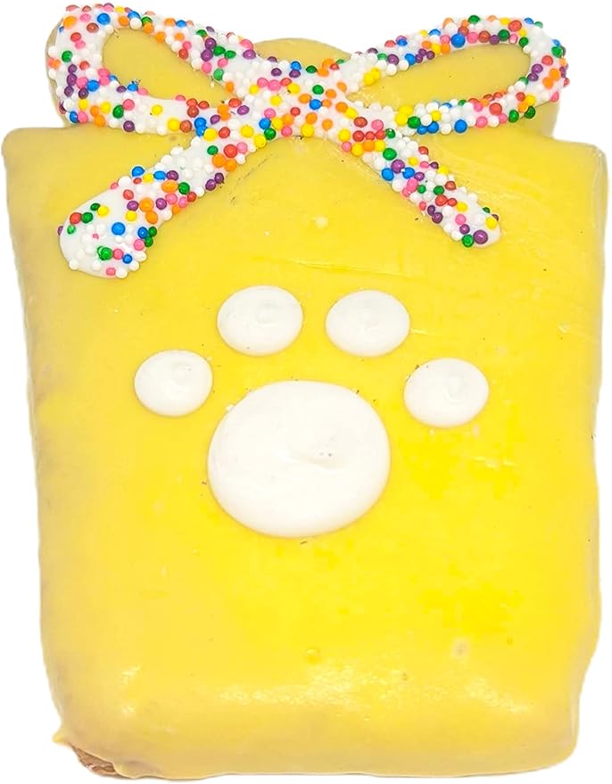 Gourmet Dog Bakery Large Birthday Gift Box with Pupcorn, Hand-Decorated Treats & More | Homemade, Fresh, Human-Grade, All-Natural Ingredients | Corn, Soy & Preservative Free | USA Made