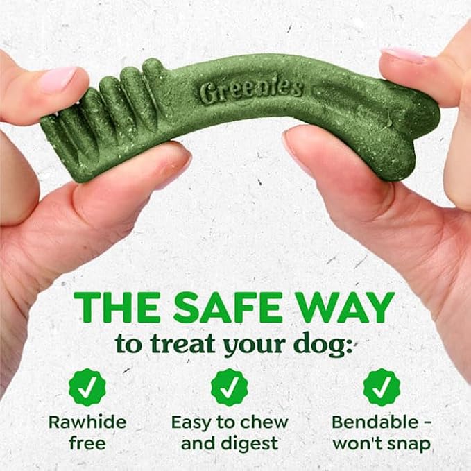 Greenies Dental Bone Dog Treat Sweet Potato Large 12oz