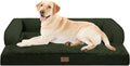 Large Dog Bed Orthopedic Washable - XXL Large Big Dogs - Waterproof with Removable Cover - Memory Foam - Beds Bolster Pet - Dogs Couch Sofa Bed - Outpost Olive Dog Beds