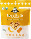 Lord Jameson Go Nanas | Light & Crunchy Love Puffs Collection | Organic Dog Treats, Peanut Butter and Banana Recipe, Gluten-Free, Preservative-Free, USDA Certified Organic. Made in USA