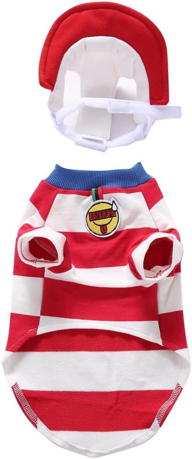 Puppy Sailor Costume Halloween Christmas Funny Party Cosplay Clothes for Cat, Small Dog