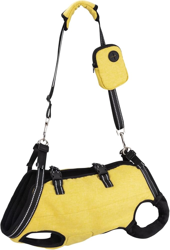 Senior Dog Lift Harness with Reinforced Padding for Post Surgical Let Adjustable for Outdoor Activity Dog Mobility Aid