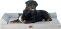 Comfort Expression XXL Dog Bed with Bolsters, Extra Large Dog Beds Orthopedic, Waterproof Dogs Beds for Giant Dogs, Pet Couch Bed with Removable Washable Cover and Nonskid Bottom(XX-Large,Grey)