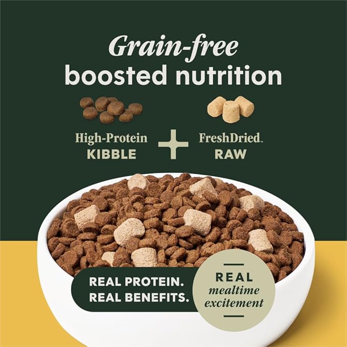 Instinct RawBoost, Natural Dry Dog Food with FreshDried Raw, High Protein, Grain-Free Recipe - Real Chicken, 3.5 lb. Bag