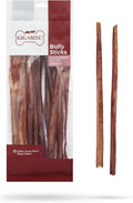 GigaBite Bully Sticks for Dogs All Natural Beef Pizzle Dog Chews, Odor & Rawhide Free Dog Treats, Long Lasting High Protein Chews Digestible Dental Dog Treat - Sticks (Half-cut 12"), Pack of 10