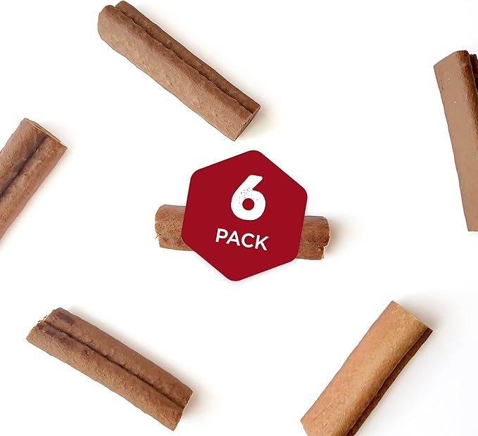 Best Bully Sticks Love Bones - 6 Count (Pack of 1) | Heart-Shaped Chicken Chews for Dogs | Rawhide-Free Dog Treats | High Protein | Easy to Digest | Chew Sticks for Small, Medium, Large, Puppy