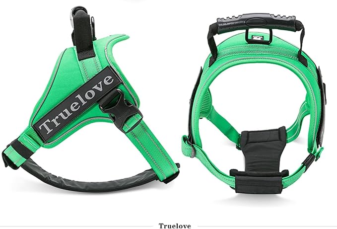 Truelove Dog Harness No-Pull Reflective Stitching Ensure Night Visibility Outdoor Adventure Big Dog Harness Perfect Match Puppy Vest TLH5753 Now Available in 6 Colors 6 Sizes