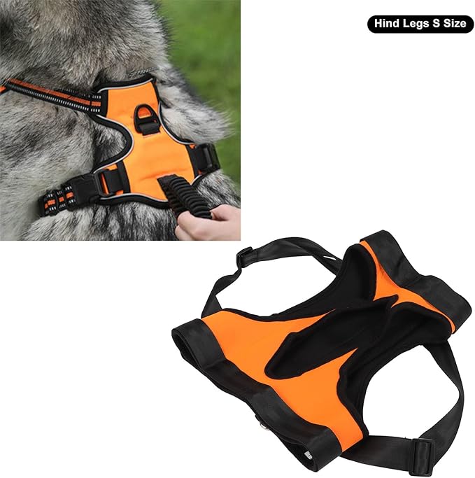 Dog Lift Harness, Dog Sling, Adjustable Pet Support Harness for Back Legs, Dog Harness Help with Poor Stability, Reduced Mobility Dog for Elderly, Senior, Disabled Dogs (Back Leg Size M)