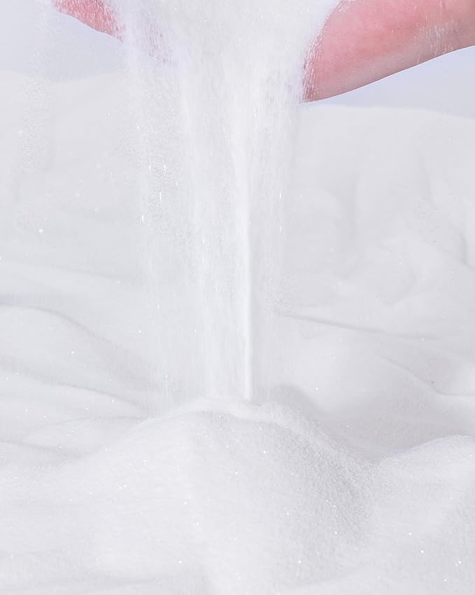 Niteangel Hamster Desert Bath Sand | No-Dust Bath or Potty Litter for Hamster Chinchillas Gerbil Mice Degu or Other Small Pets (White Sand, 2.5LB/40oz)