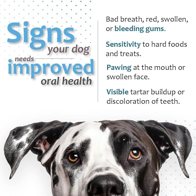 Oral Hygiene Chews for Small Dogs – Enzymatic Dental Treats for Daily Oral Care, Helps Clean Teeth & Freshen Breath, Supports Plaque & Tartar Control – 30 Chews (3 Pack)