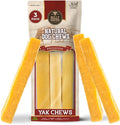 Bully Bunches Small Authentic Yak Cheese Himalayan Chews for Small Dogs & Puppies - All Natural Dog Treat Dental Chews, Made with Real Yak Milk for Teething - Lactose & Rawhide Free (3 Pk)