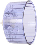 UPKOCH Silent Hamster Running Wheel Dual-Bearing Crystal Exercise Wheel for Hamsters Gerbils Hedgehogs and Chinchillas Noiseless 10-inch PET Plaything