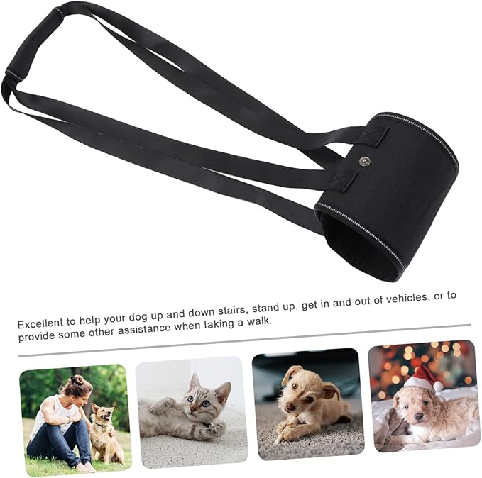 Mipcase 2pcs Portable Pet Support Rear Lifting Sling for Dogs Weak Hind Legs for Assisting Mobility Senior and Disabled Dogs Random