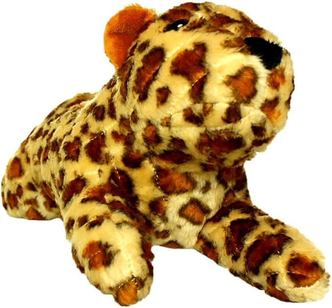 MIGHTY- Massive-Safari-Leopard- Squeaker-Multiple Layers. Made Durable, Strong & Tough. Interactive Play Dog Toy (Tug, Toss & Fetch). Machine Washable & Floats