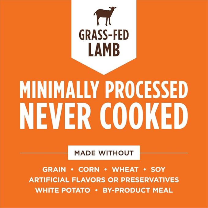 Instinct Raw Boost Mixers, Freeze Dried Dog Food Topper, Grain Free - Grass Fed Lamb, 5.5 oz. Bag