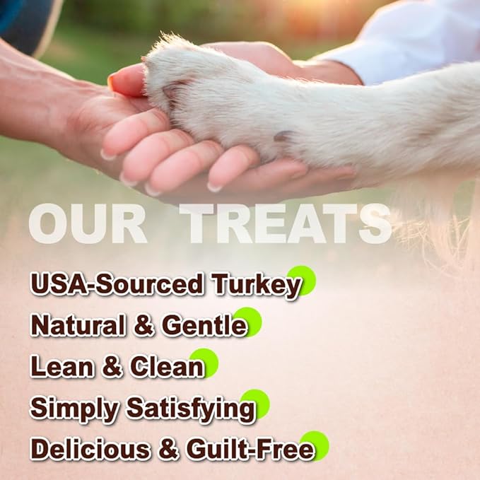A Freschi srl Turkey Tendons for Dogs, USA-Sourced, Healthy Dog Treats, Rawhide-Free Puppy Chews, Long Lasting, All Natural, Hypoallergenic Dog Treats, Coil (L), 3 oz Pack
