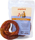 Pupford Bully Stick Rings for Puppies & Dogs, Long-Lasting Beef Dog Chew Treats, 3 Pack