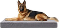 WATANIYA PET Extra Large Dog Beds, Memory Foam with Faux Fur, Orthopedic with Waterproof Liner, Anti-Slip Bottom, Machine Washable Cover, Suitable for Large Dogs up to 110lbs