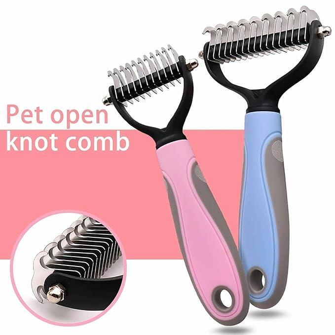 Dogs, Cats and Rabbits | Effectively for pet Grooming dematting Tool Brush