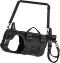 Dog Harness for Senior Hurt or Pets with Full Body Assistance and 3 Handles Pet Rehabilitation Lift with Easy Open Clasps and Water Fabric