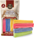 Bully Bunches Premium Fruit-Flavored Himalayan Yak Chew for Dogs - 100g, All-Natural, Long-Lasting, Authentic Yak Milk, Healthy Dental Chew, High-Protein (Medium Assorted - 4PK, Assorted)