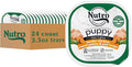 Nutro Puppy Grain Free Dog Food, Natural Wet Dog Food Bites in Gravy Tender Chicken, Sweet Pea & Carrot Recipe, 3.5 oz. Trays (24 Count, Pack of 1)