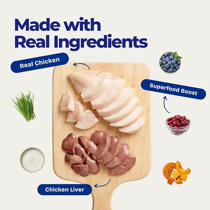 Wag&Purr Freeze Dried Cat Treats - Chicken Lollipops, 15 Pack, High Protein Snacks for Cats & Small Dogs, Training, Food Topper & Interactive Treat