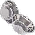 AVERYDAY 54oz Stainless Steel Dog Bowls Set, 2 Pack for Replacement Dogs Bowl Stand, 6.8 Cups Metal Dog Bowls, 8 Inch Medium Large Dogs Water Bowl for Raised Feeder with Opening 7.48-7.72"