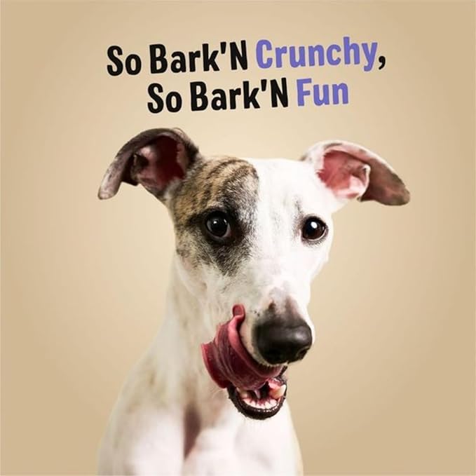Three Dog Bakery Bark'N Crunch! Chicken Chips with 100% Real Chicken - 8 oz - Crunchy Treats for Dogs - High Protein Dog Snacks - Grain Free, No Corn or Soy, Single Ingredient Treats