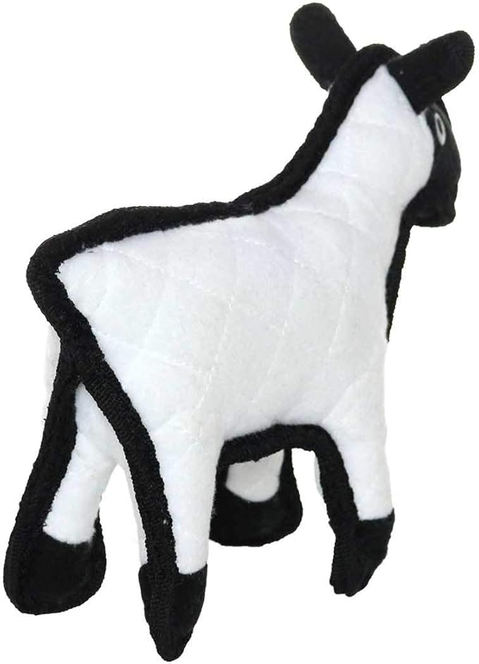 TUFFY - World's Tuffest Soft Dog Toy -Barnyard- Multiple Layers. Made Durable, Strong & Tough. Interactive Play (Tug, Toss & Fetch). Machine Washable & Floats. (Sheep, Jr 2 Pack)