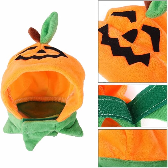 Cat Halloween Hat Small Dogs Pumpkin Costume Pet Party Hat