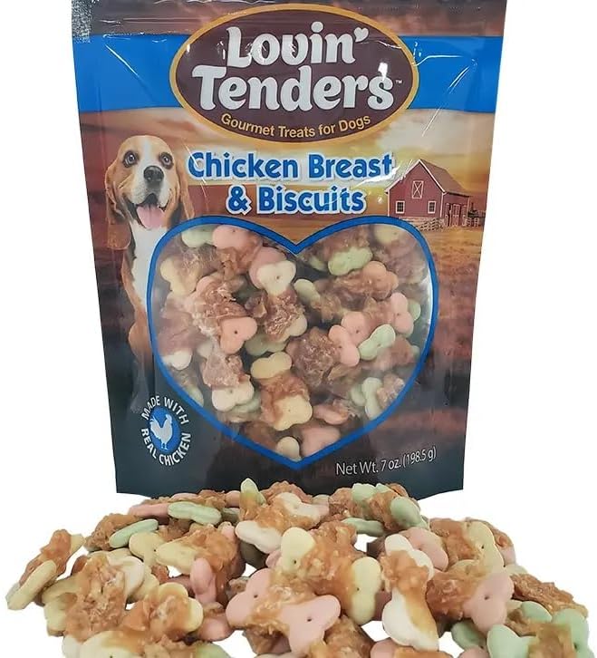 Lovin Tenders Chicken & Biscuits Recipe Dog Treats (2 Pack - 7 oz per Pack)