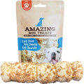 Amazing Dog Treats - Beef Cheek Rolls Mega Thick (Bully Dust Flavor, 10" - 3 Count) - Safe Rawhide Alternative Dog Chew - Great for Power Chewers - Long Lasting Dog Chew - Retriever Rolls for Dogs