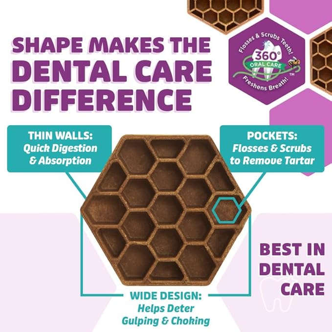 Longevity15 C15:0 Dog Health Supplement (30-Day Supply) & Yummy Combs Dog Dental Treats (8oz Bag) for Medium Dogs – C15:0 Fatty Acid for Daily Wellness, Food Topper – VOHC Approved Oral Care Treat
