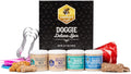 Cooper's Treats Doggie Deluxe Box - Make-at-Home Dog Treat Kit (Contains Four Jars of Treat Mix for Both Frozen and Baked Treats, Plus Lots More Goodies - The Perfect Dog Gift Box!)