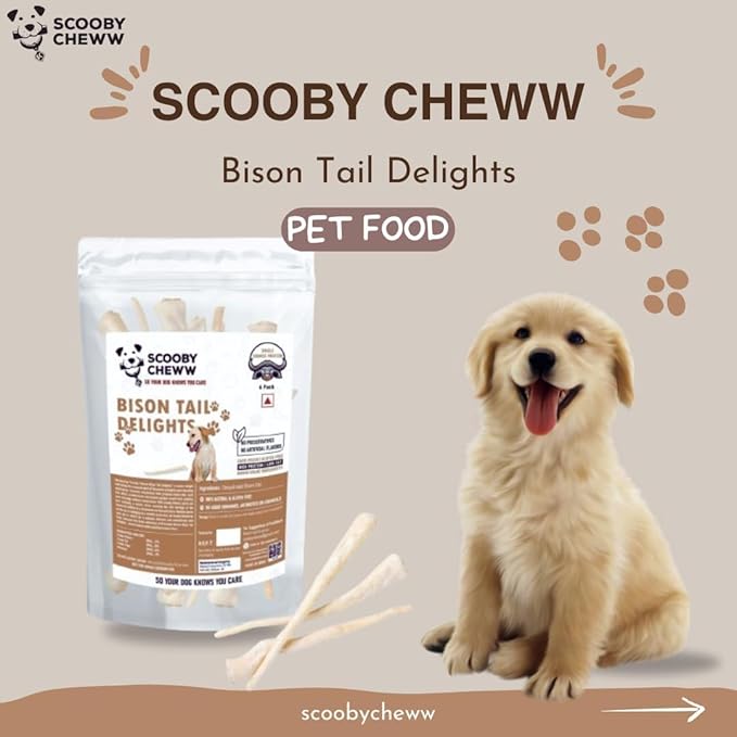 Cow Tails for Dog Treats, 16 Pack Bag, High Protein Pet Treats, 100% Natural Long Lasting Chews for Dog Snacks, Rawhide Alternative Beef Tails Dogs Chews 16 Count Bag