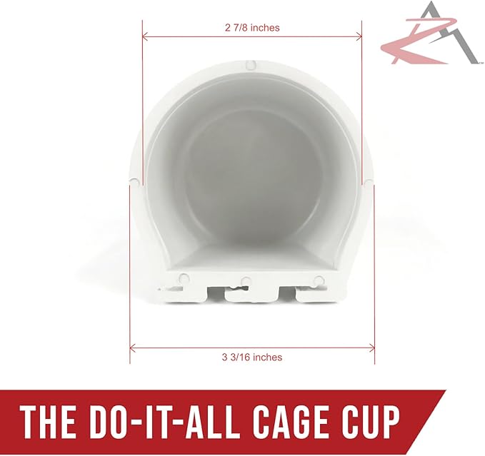 The ROP Shop 400-Pack - 8oz Gray Cage Cup for Feed & Water for Poultry Ducks, Birds, Hamsters