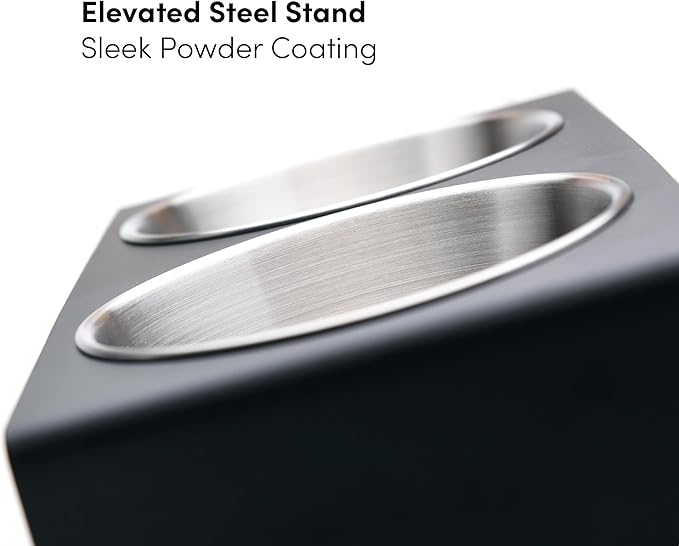 xympo Elevated Pet Bowl, for Cats and Small Dogs